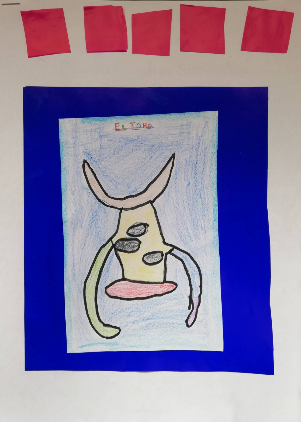 La Tauromaquia, dibujo de Coral Biehler (todos los derechos otorgados a la Fundación Orden de la Paz para el concurso Picasso Cuadros Sinfónicos en Málaga)