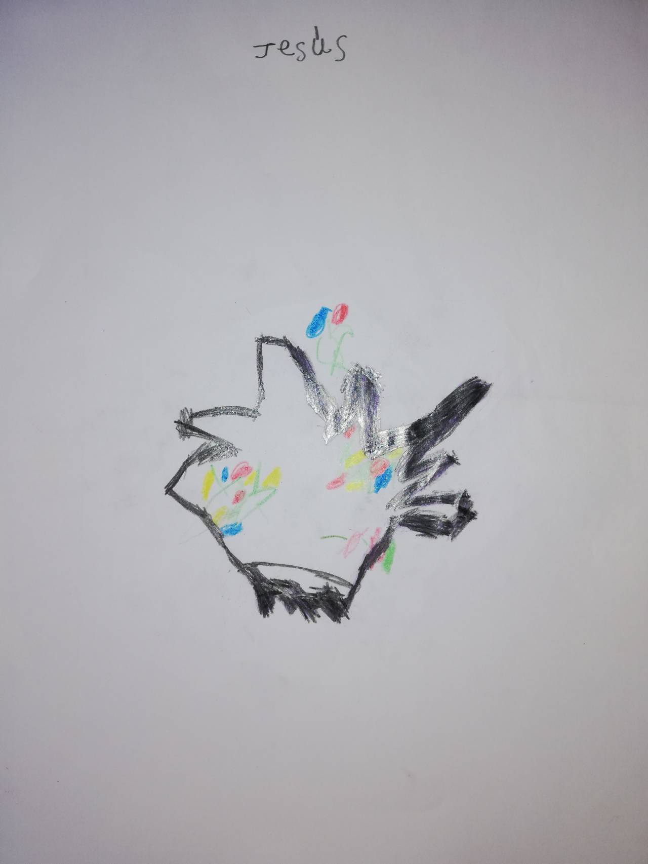 La paloma de la Paz, dibujo de Jesús Enríquez (todos los derechos otorgados a la Fundación Orden de la Paz para el concurso Picasso Cuadros Sinfónicos en Málaga)