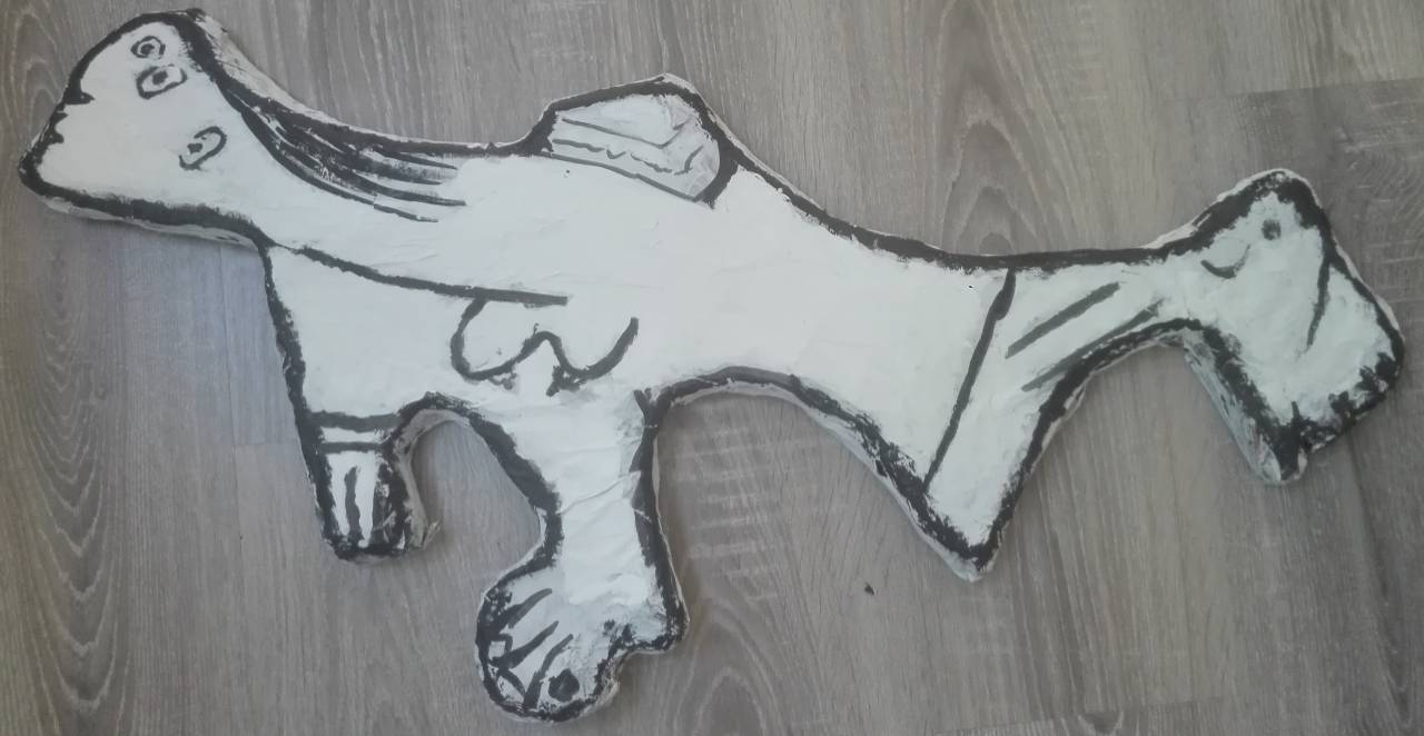 Guernica, dibujo de Alejandro Sáez (todos los derechos otorgados a la Fundación Orden de la Paz para el concurso Picasso Cuadros Sinfónicos en Málaga)